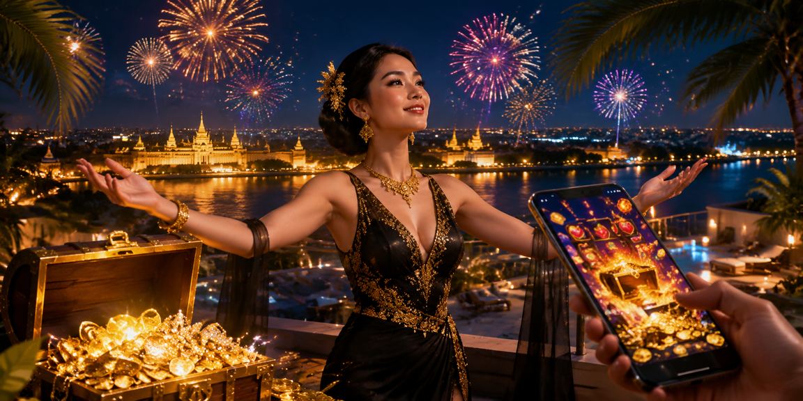 မန္တလေးဘုရားခြံနား စလော့ဂိမ်းကစားနေသော မြင်ကွင်း